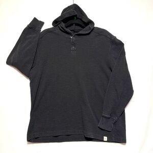 Free Planet Men's Classic Black Hoodie Sweatshirt‎ Size XL